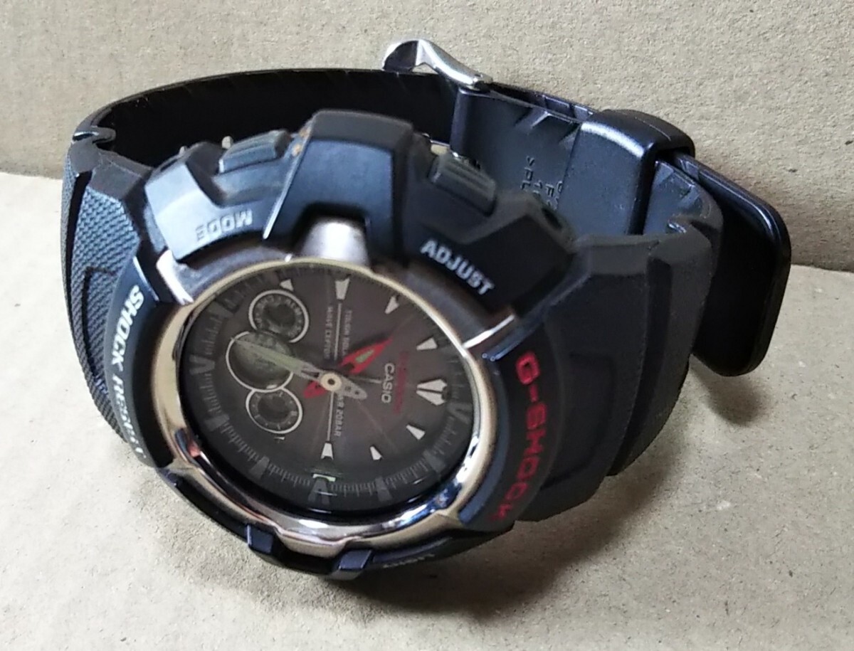 CASIO G-SHOCK GW-1500J 電波 ソーラー アナデジ 腕時計 メンズ ブラック_画像6