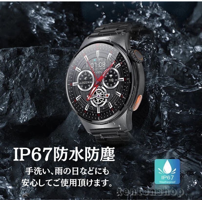 [1 jpy ~ the first period sapo] smart watch is possible to choose 2 color ECG heart electro- map Bluetooth telephone call notification AI sound meteorological phenomena data body temperature heart . blood pressure sleeping game 