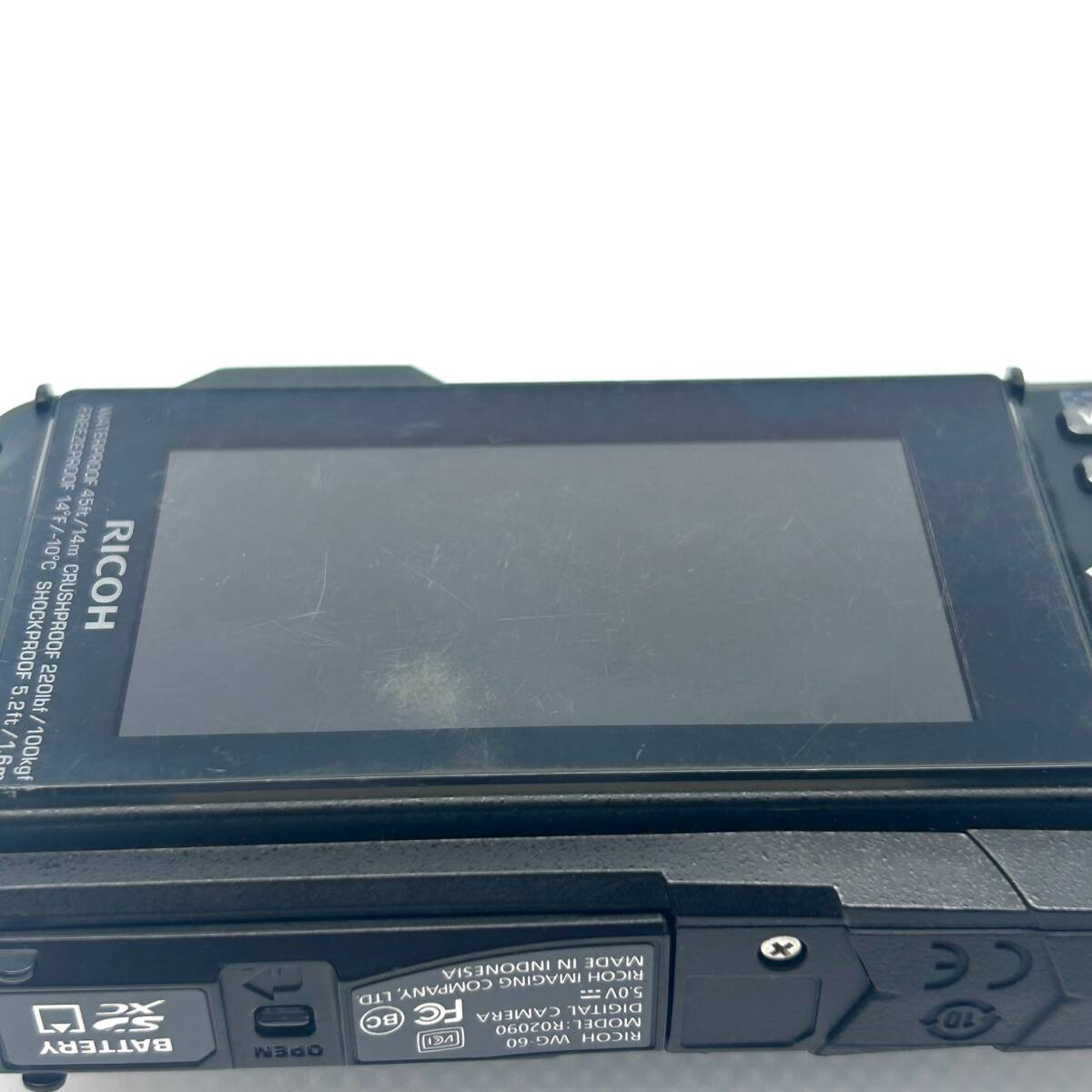 【動作確認OK】 RICOH リコー WG-60 防水デジタルカメラ デジカメ レッド_画像6