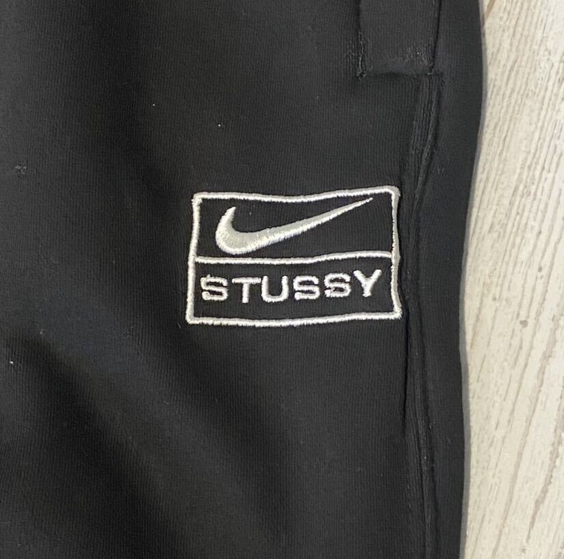 売切り！完売モデル NIKE × Stussy / ナイキ × ステューシー セットアップ パーカー スウェットパンツ ブラック SIZE:L 保管品 _画像7