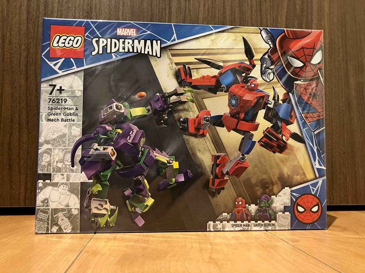 レゴ（LEGO）　スーパー・ヒーローズ　スパイダーマンとグリーン・ゴブリンのメカスーツバトル　76219　未使用・未開封・廃盤品