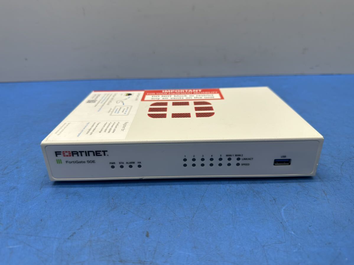 1 FORTINET フォーティネット FORTIGATE 50E FG-50E 現状　ジャンク_画像2