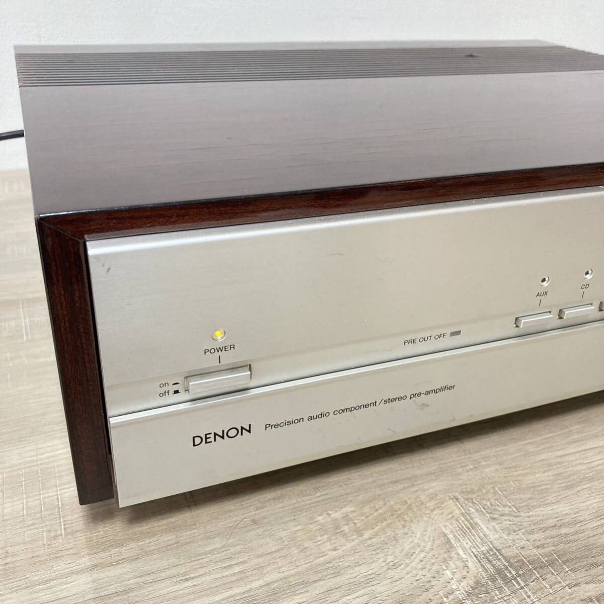 ★整備済み品★ 動作良好！ DENON デノン プリアンプ コントロールアンプ PRA-2000ZR ビンテージ 廃盤 希少品_画像2