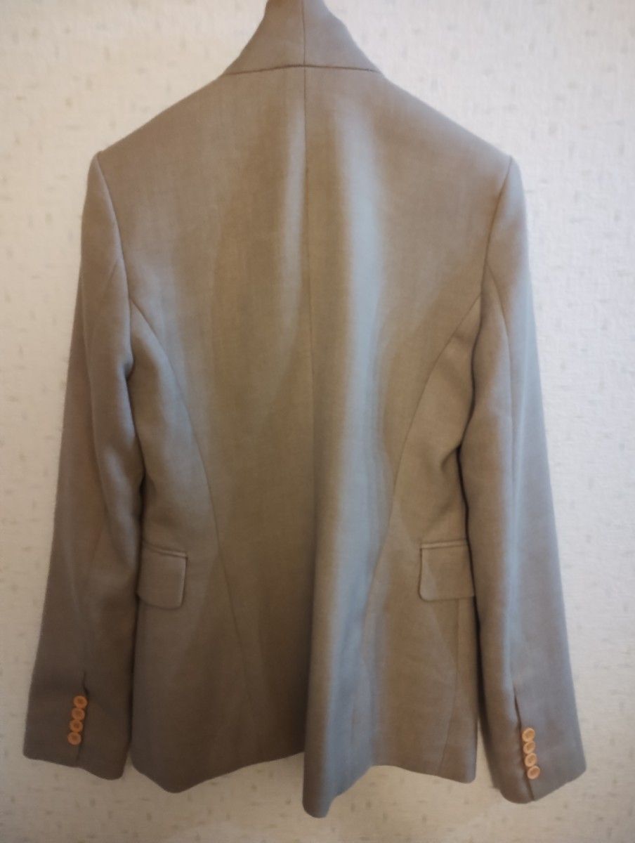 55/M韓国製スーツ ベージュ テーラードジャケット