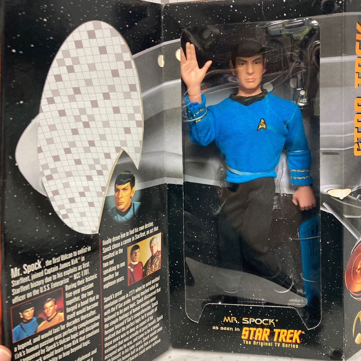 qoo【未開封】Playmates STAR TREK CLASSIC EDITION Mr.SPOCK 12インチフィギュア ミスター スポック_画像2