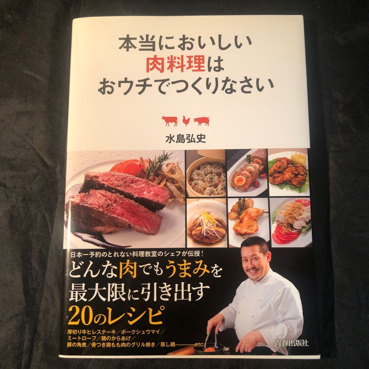 本当においしい肉料理はおウチでつくりなさい 水島弘史／著 初版 ad_画像1