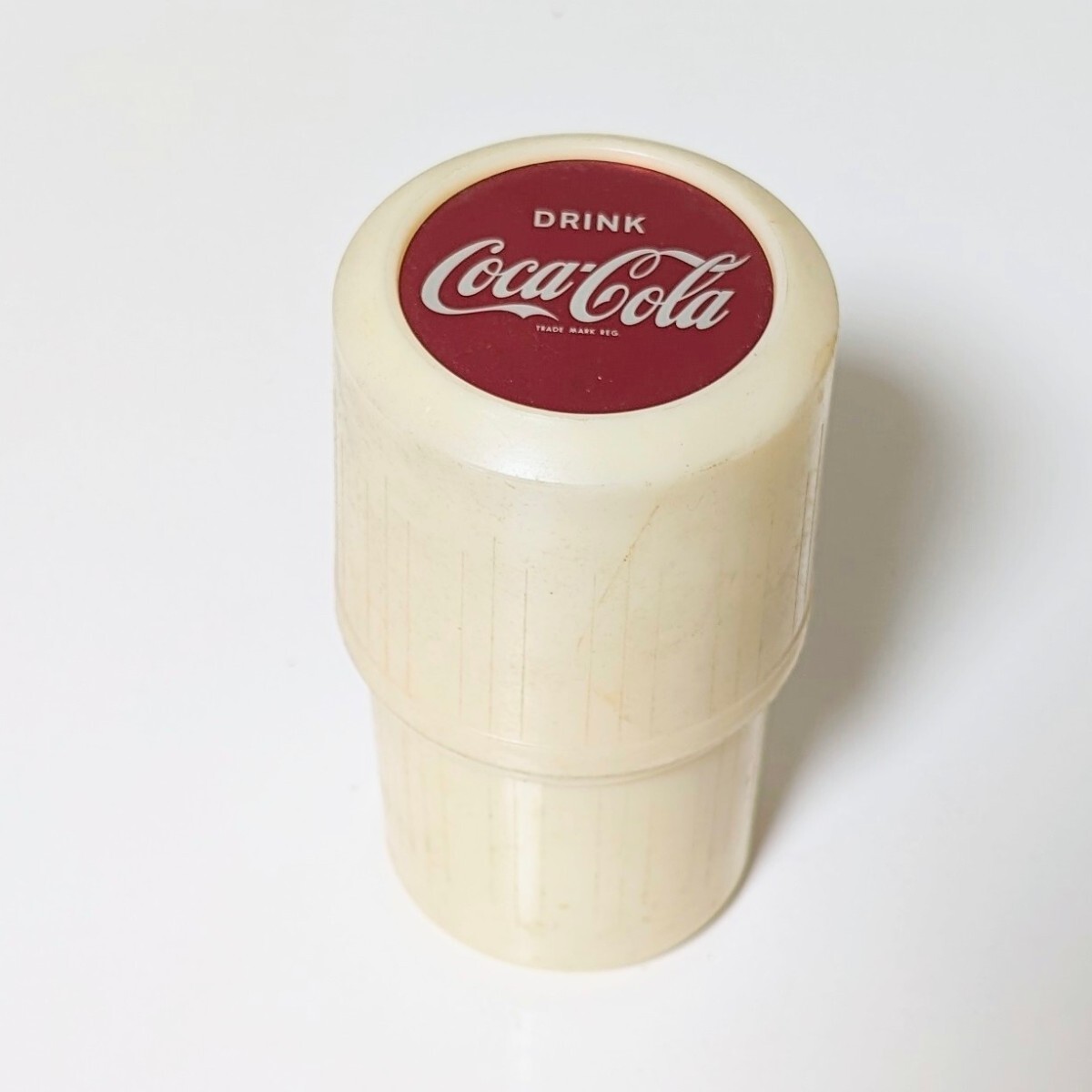 当時物 コカコーラ コップセット ドリンクコカコーラ DRINK Coca-Cola ロゴ 1957〜1970年当時物 ノベルティ 現状品の画像1