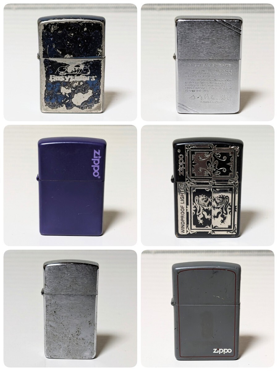 ZIPPO ジッポー オイルライター 37点まとめ 未使用5点 斜字体イタリック体 牛本革巻き 創業者サイン セブンスター等 人気モデル多数 現状品_画像2