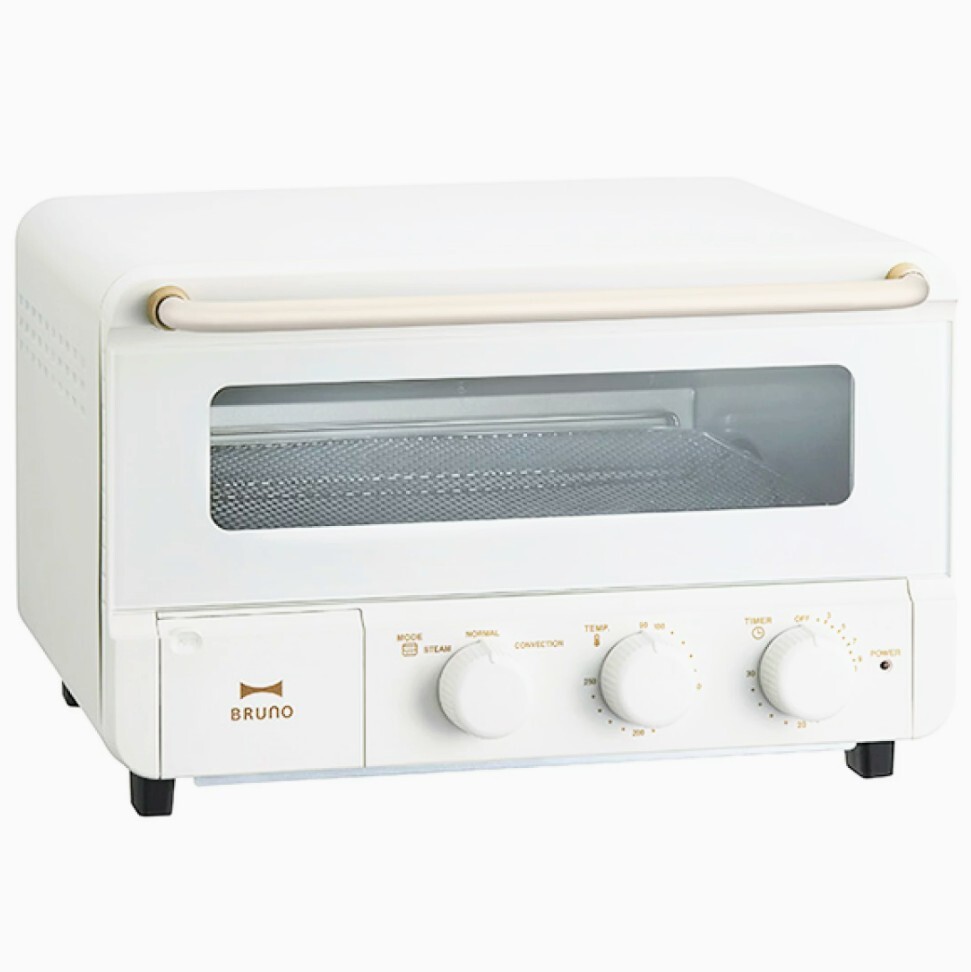  free shipping unused BRUNO BOE067-WH blue no steam & Bay k toaster white blue no oven toaster Bay k toaster 