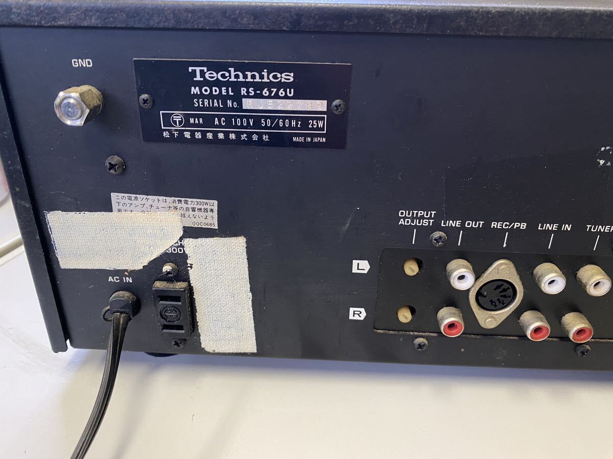 Technics RS-676U ST-7200 中古品現状品通電ok_画像10