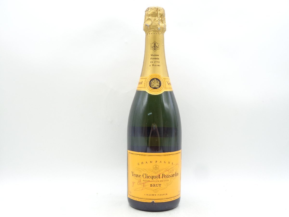 Veuve Clicquot PONSARDIN ヴーヴクリコ ポンサルダン イエローラベル ブリュット シャンパン ケース入 未開封 古酒 750ml 12％ P032302の画像1
