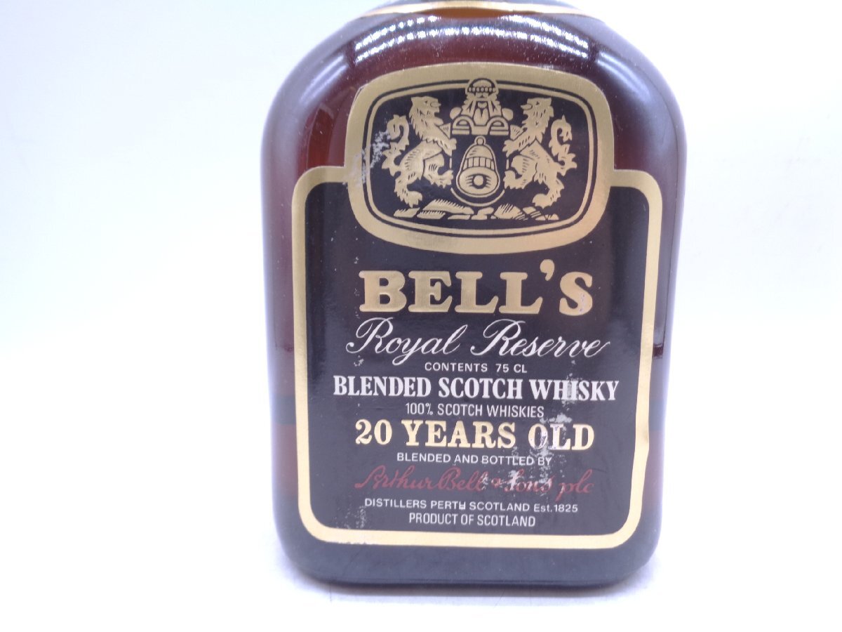 BELL'S ROYAL RESERVE ベル 20年 ロイヤル リザーブ スコッチ ウイスキー 750ml 古酒 未開栓 箱 X269056の画像4