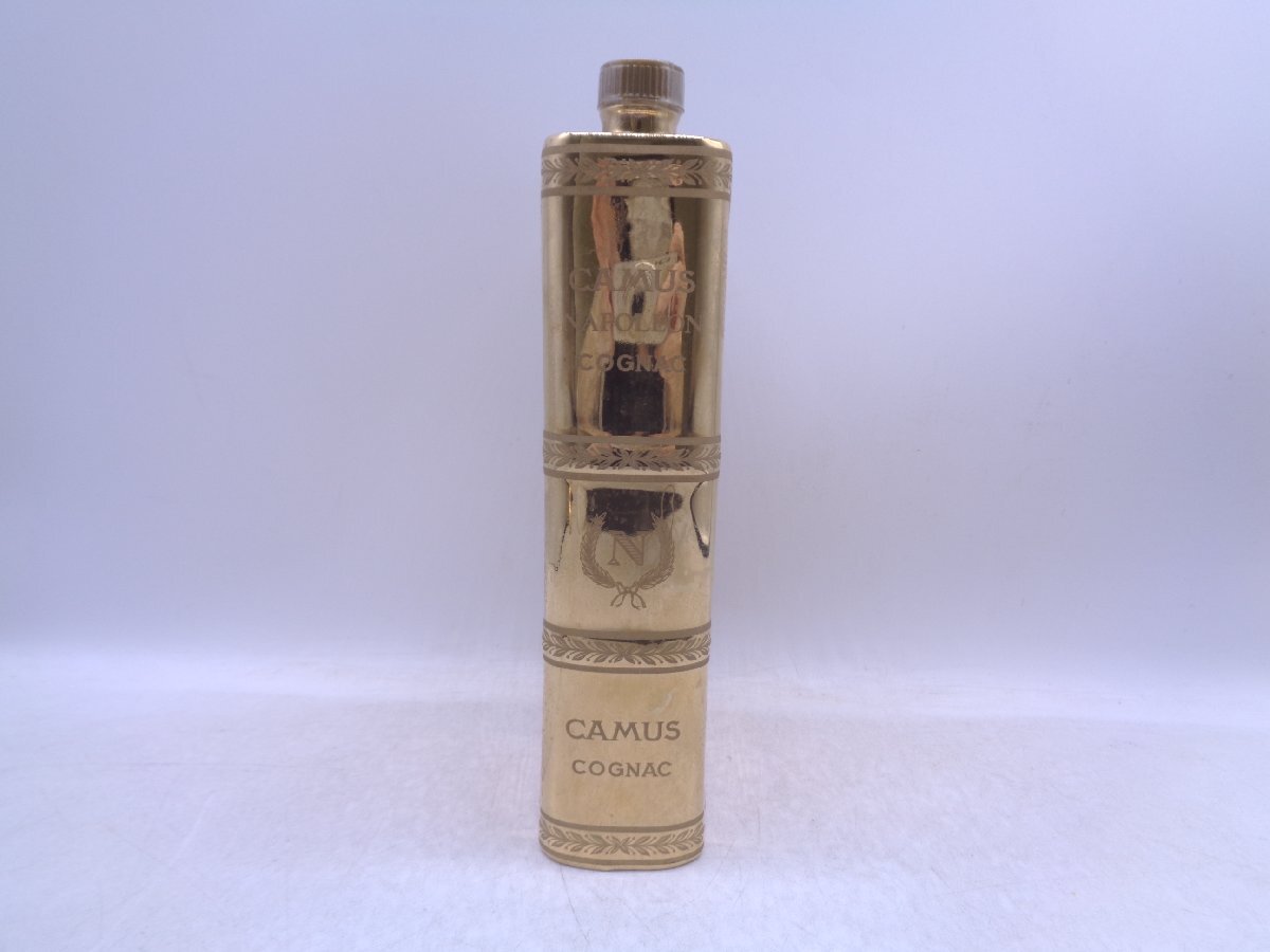 CAMUS カミュ ブック型 陶器 ゴールド 金ボトル コニャック ブランデー 古酒 未開栓 替栓 P031613_画像3