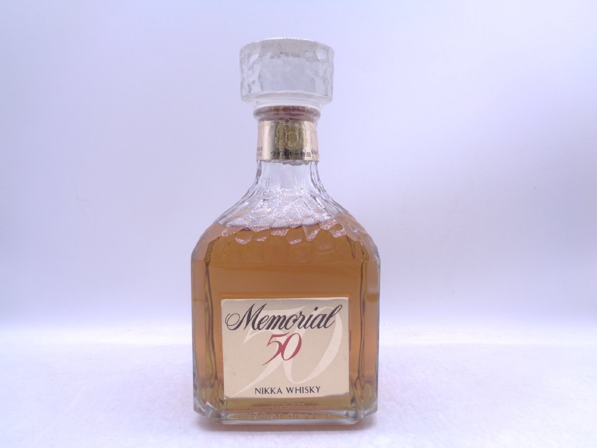 NIKKA WHISKY MEMORIAL 50 ニッカ メモリアル ウイスキー 特級 720ml 未開封 古酒 P032486の画像1