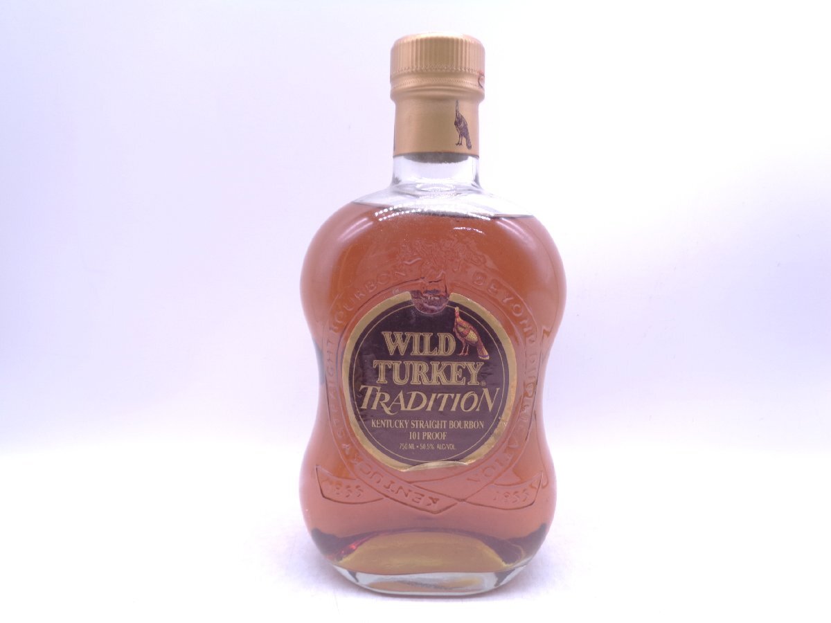 WILD TURKEY TRADITION 101 PROOF ワイルド ターキー トラディション バーボン 750ml 50.5％ 古酒 未開栓 箱 X264136の画像2