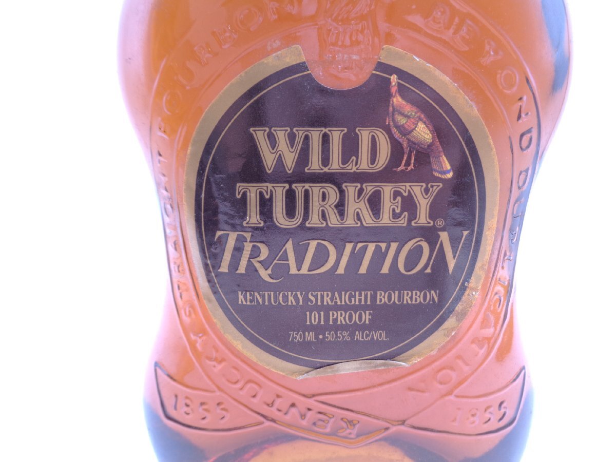 WILD TURKEY TRADITION 101 PROOF ワイルド ターキー トラディション バーボン 750ml 50.5％ 古酒 未開栓 箱 X264136の画像8