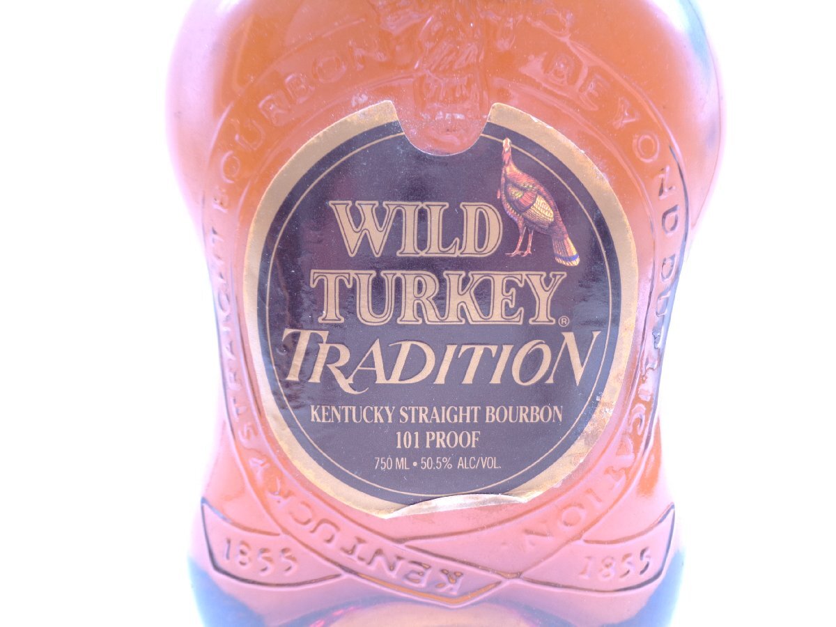 WILD TURKEY TRADITION 101 PROOF ワイルド ターキー トラディション バーボン 750ml 50.5％ 古酒 未開栓 箱 X264136の画像3