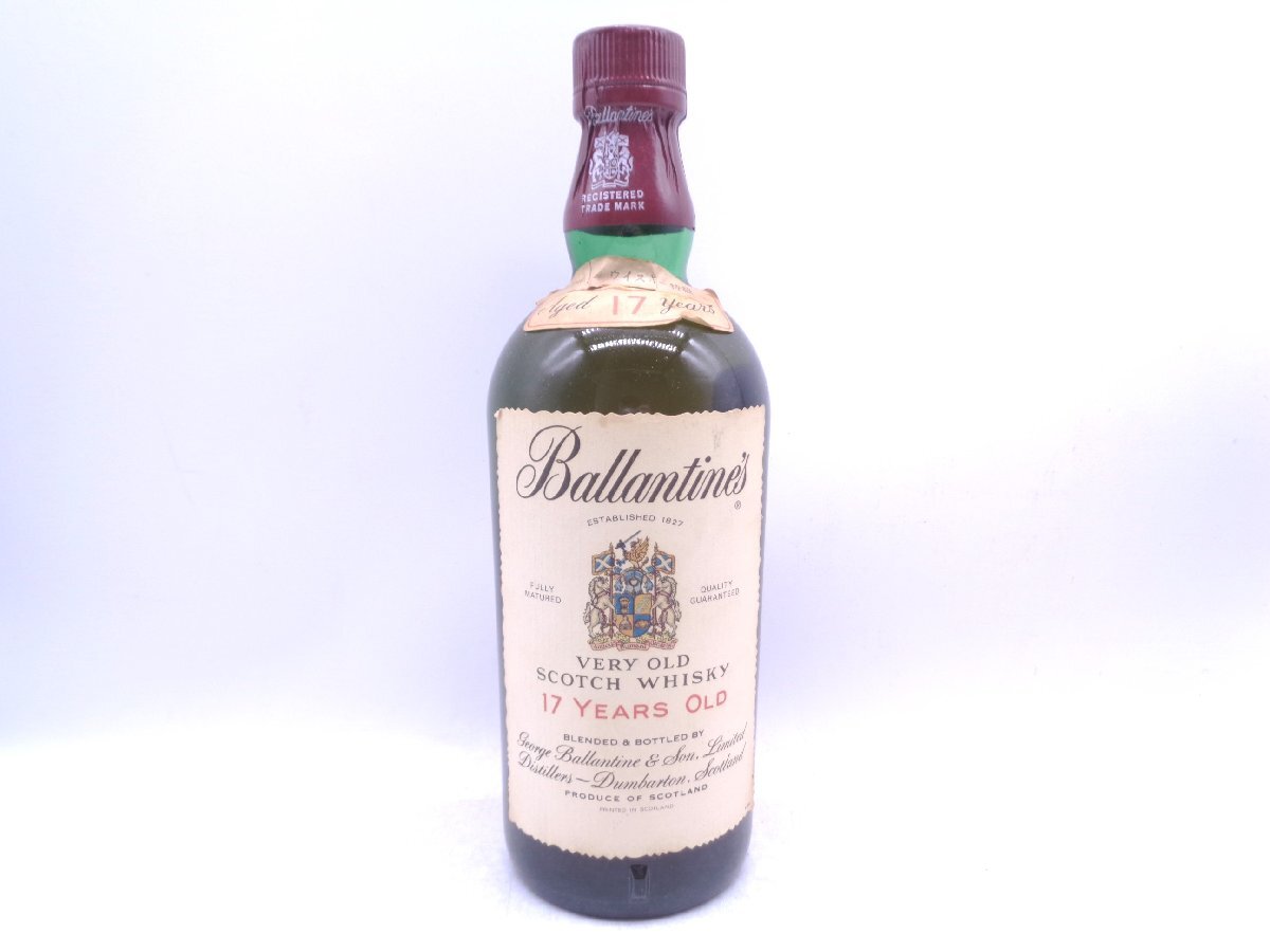 特級 BALLANTINE'S 17年 バランタイン 17年 スコッチ ウイスキー 760ml 43度 明治屋 古酒 未開栓 X267874の画像1