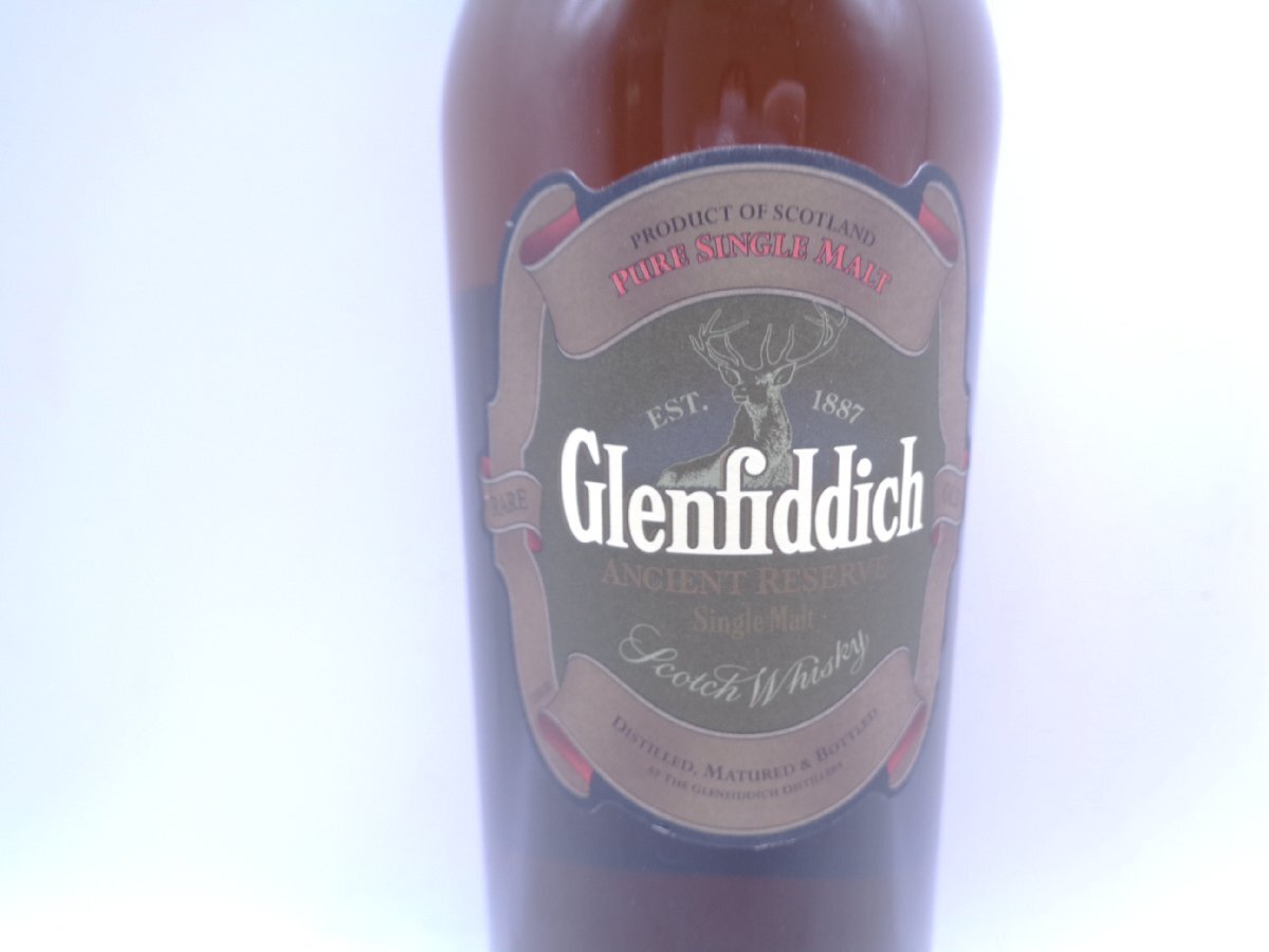 GLENFIDDICH 18年 ANCIENT RESERVE グレンフィディック シングル モルト スコッチ ウイスキー 700ml 40% 古酒 未開栓 箱 X269313の画像3