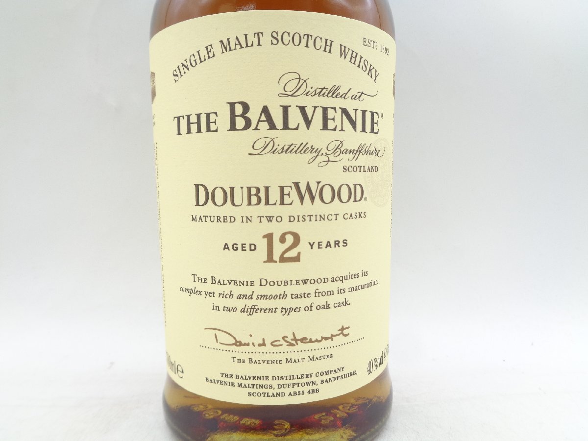 THE BALVENIE DOUBLE WOOD 12年 バルヴェニー ダブルウッド ホワイトオーク シェリーオーク シングルモルト 700ml 40％ 箱入 P032607の画像5