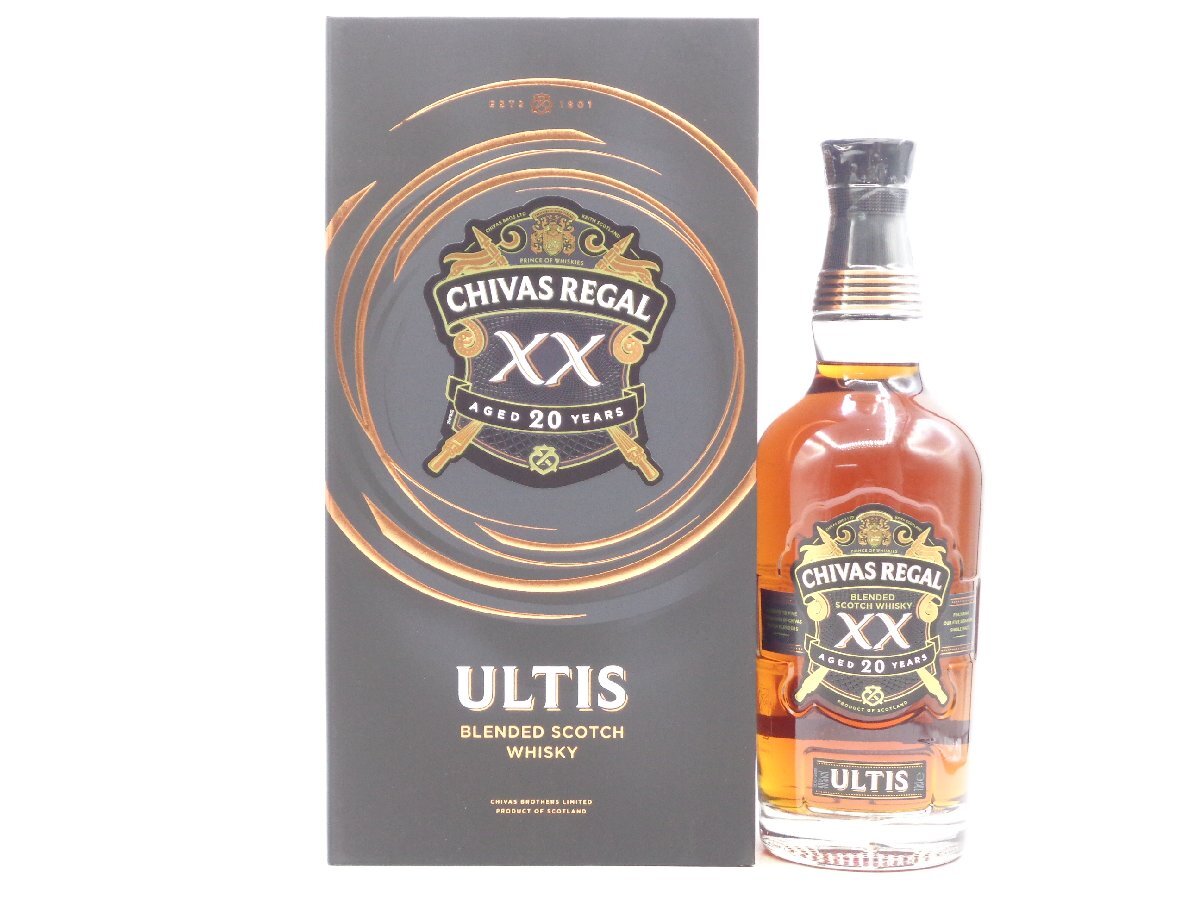 CHIVAS REGAL ULTIS XX 20年 シーバス リーガル アルティス 20年 スコッチ ウイスキー 箱入 未開封 古酒 700ml 40％ P032600の画像1