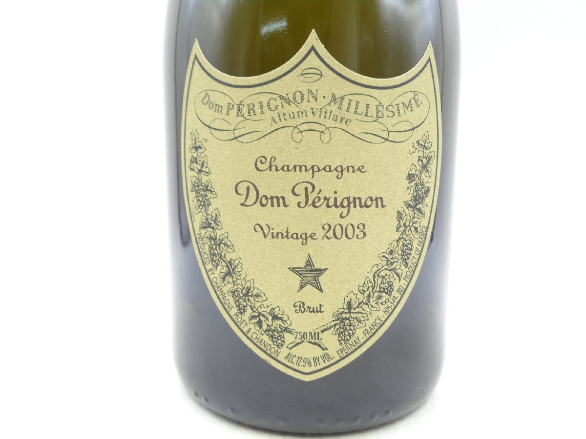 【1円】～ Dom Perignon 2003 BRUT ドンペリニヨン ブリュット シャンパン 箱入 未開封 古酒 750ml 12,5% X269303_画像6