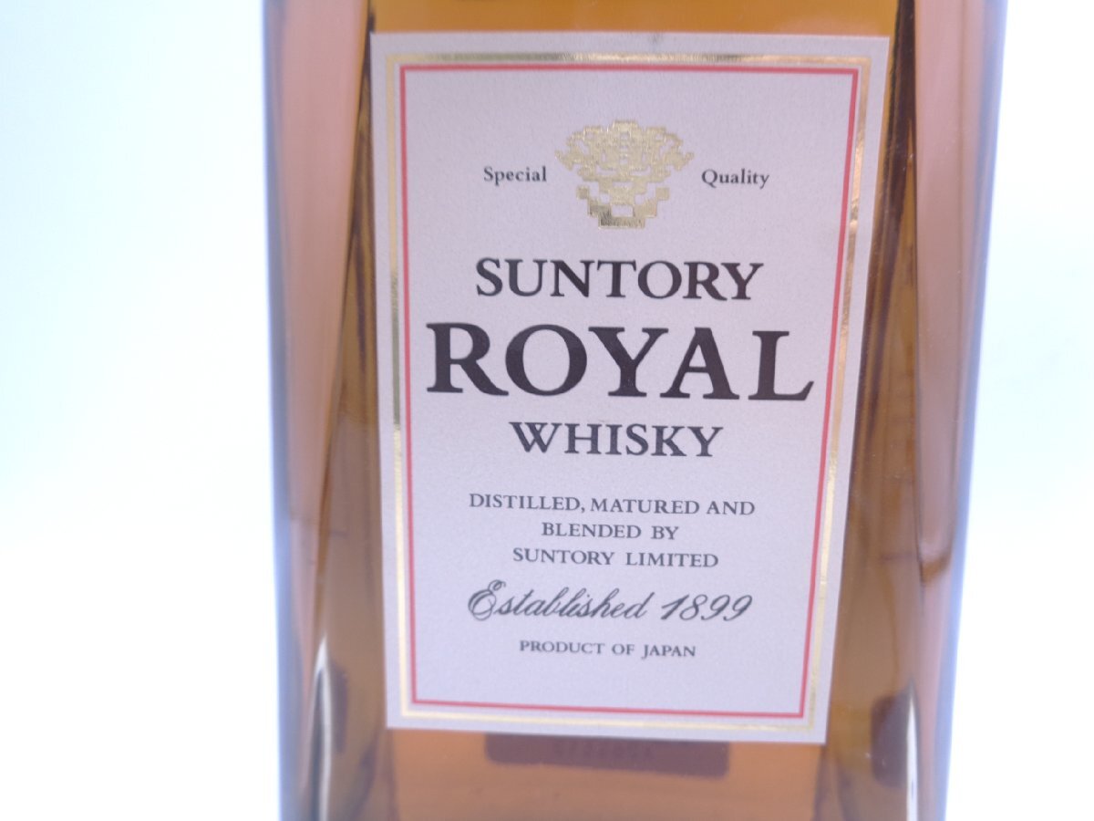 SUNTORY ROYAL WHISKY サントリー ローヤル スリム 700ml 43% 国産 ウイスキー 古酒 未開栓 X269512の画像8
