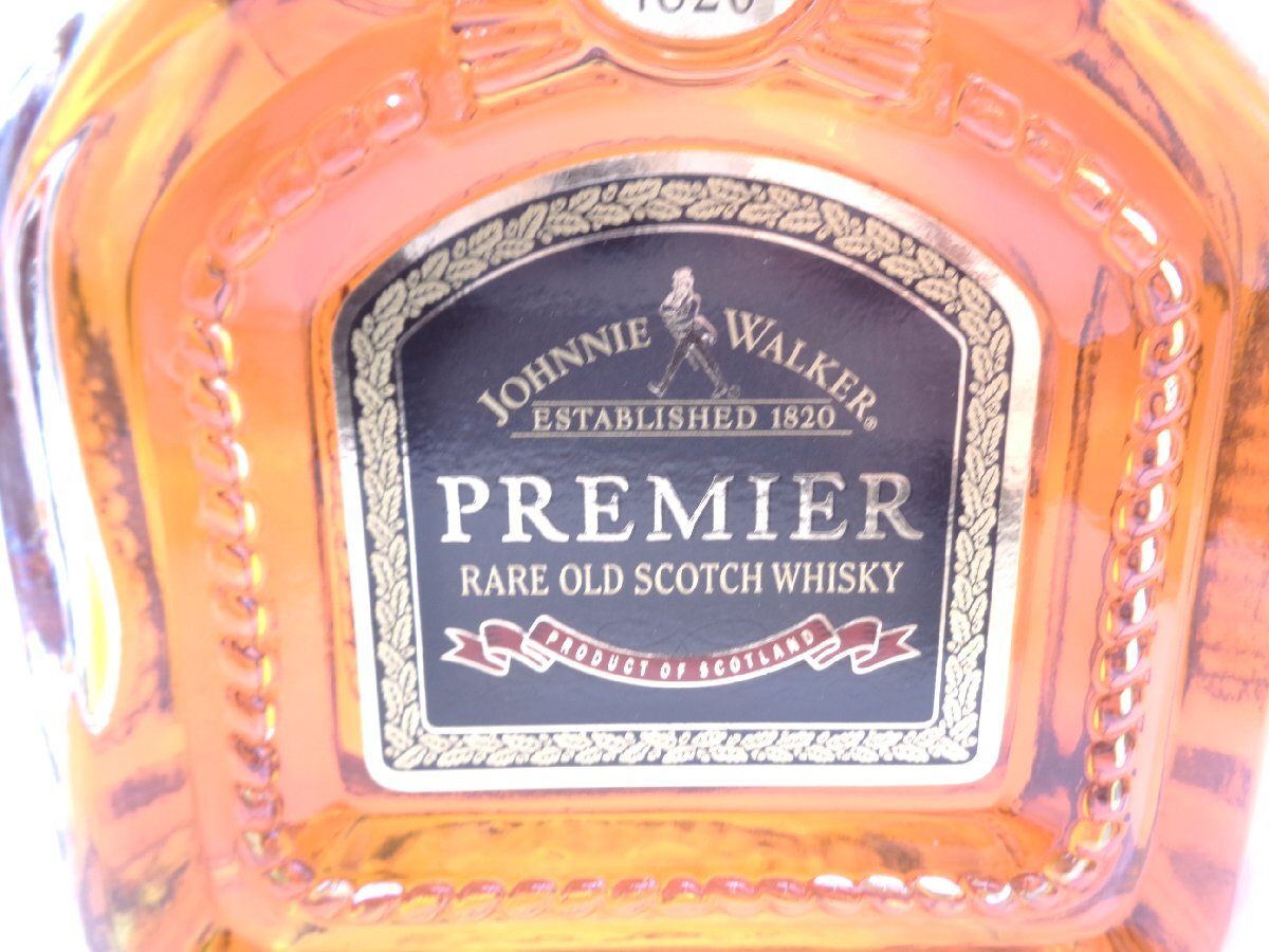 JOHNNIE WALKER PREMIER ジョニー ウォーカー プレミア レア オールド スコッチ ウイスキー 750ml 未開栓 古酒 箱 X269589_画像8