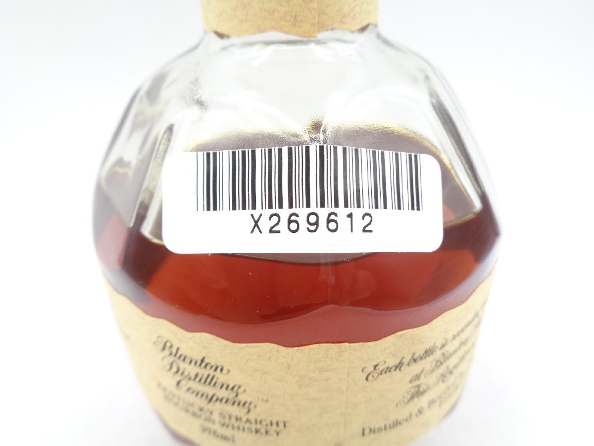ハーフ Blanton’s ブラントン ウイスキー バーボン 375ml 46,5％ 未開栓 古酒 X269612_画像8