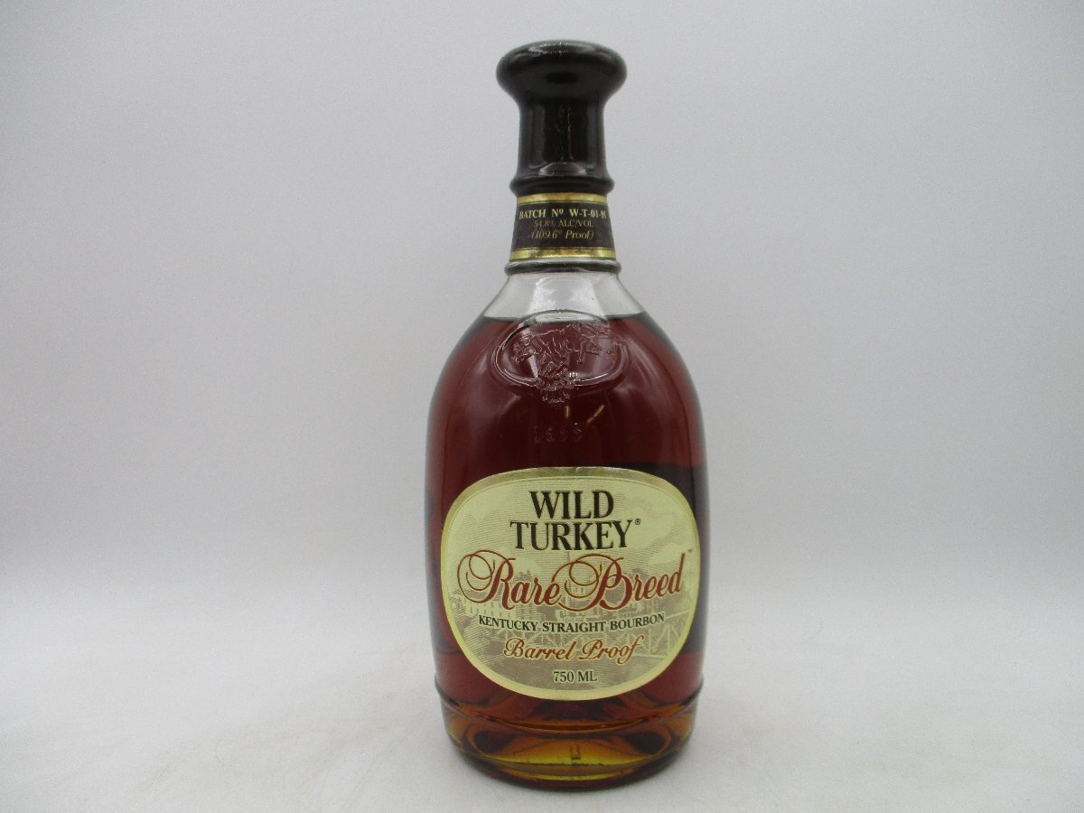 WILD TURKEY RARE BREED ワイルドターキー レアブリード バレル プルーフ バーボン ウイスキー 750ml 54.8% 箱入 未開封 古酒 Q15396_画像2