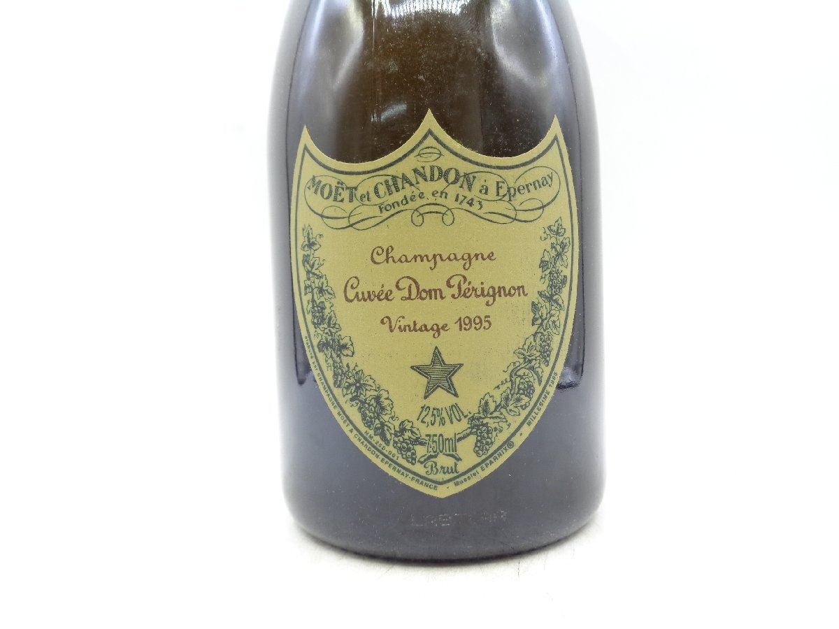 【1円】～ Dom Perignon 1995 ドンペリニヨン シャンパン 箱入 未開封 古酒 750ml 12,5% ※液面低下 Q015209_画像6