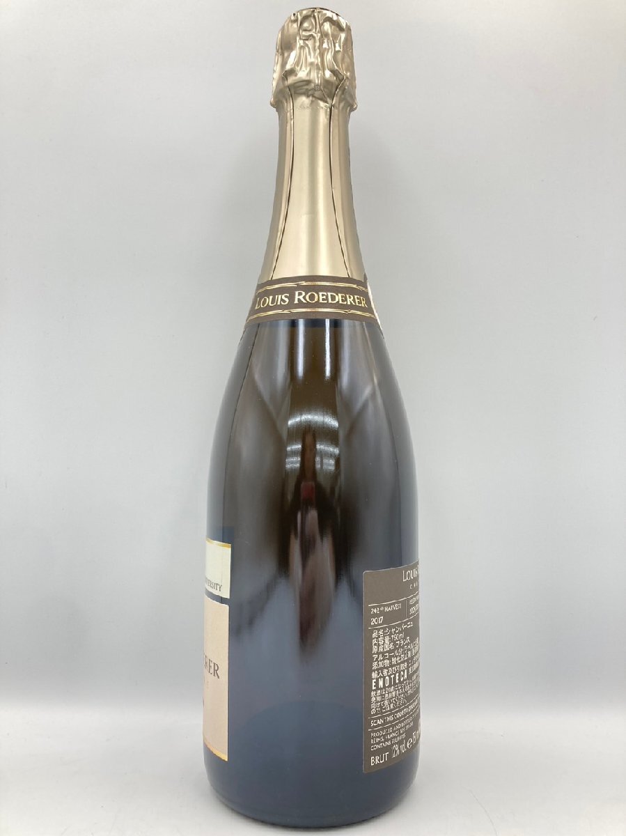 ST【同梱不可】LOUIS RODERER ルイロデレール コレクション 箱有 750ml 12% 1613g 未開栓 古酒 Z049848の画像2