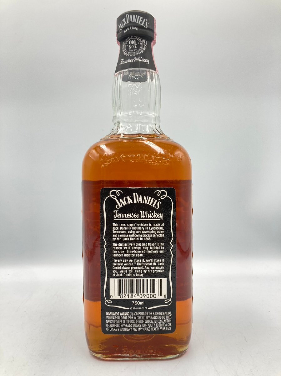 ST【同梱不可】JACK DANIEL'S ジャックダニエル オールド№7 箱有 750ml 45% 未開栓 古酒 Z053834_画像3