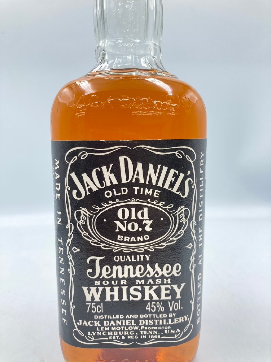 ST【同梱不可】JACK DANIEL'S ジャックダニエル オールド№7 箱有 750ml 45% 未開栓 古酒 Z053834_画像5