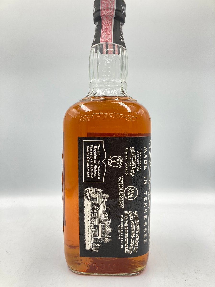 ST【同梱不可】JACK DANIEL'S ジャックダニエル オールド№7 箱有 750ml 45% 未開栓 古酒 Z053834_画像4