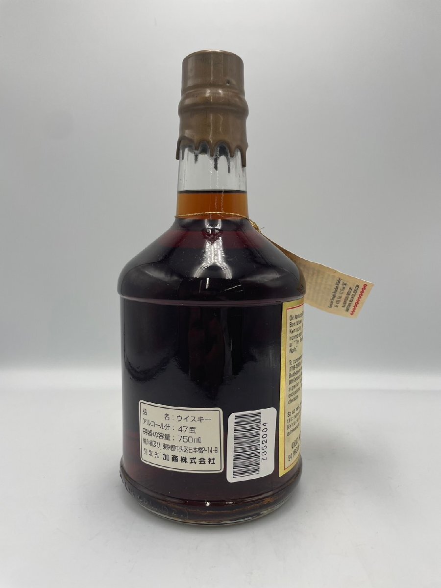 ST【同梱不可】オールドケンタッキー 13年 750ml47% 未開栓 古酒 Z052004の画像3