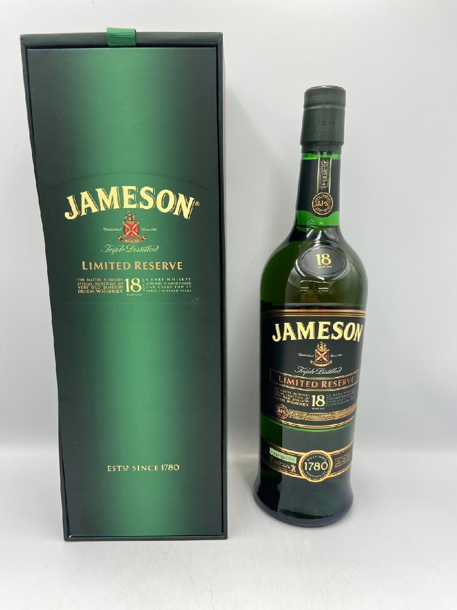 ST【同梱不可】 ジェムソン 18年 700ml 40% 箱付き 未開栓 古酒 Z053444の画像1