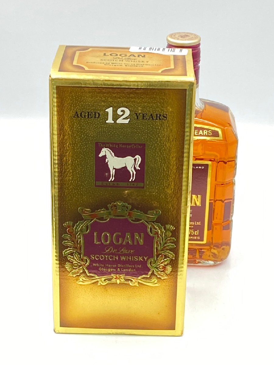 ST【同梱不可】 LOGAN DELUXE 12年 ローガン デラックス スコッチ ウイスキー 特級 箱有 750ml 43% 未開栓 古酒 Z053393の画像9
