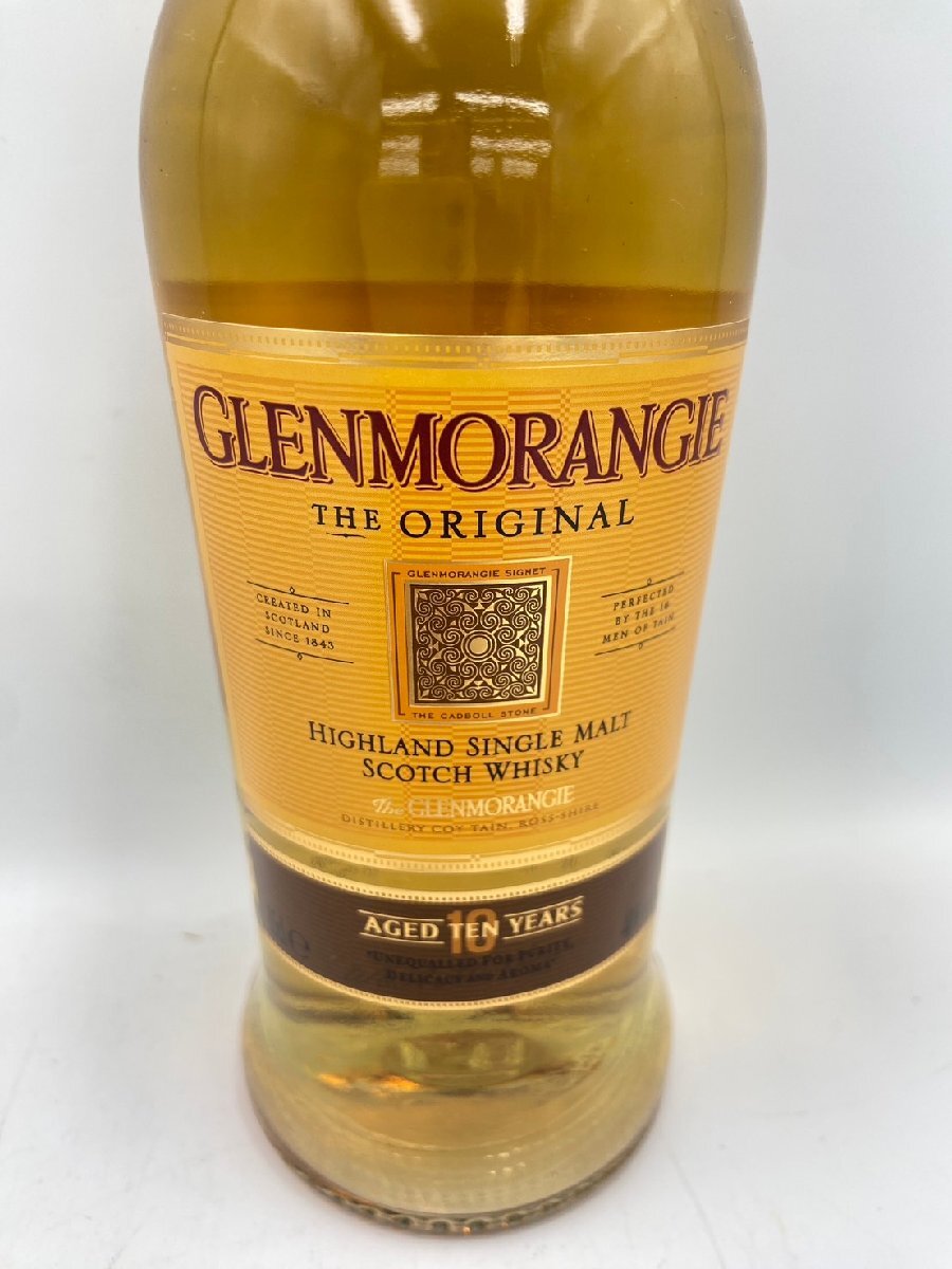 ST【同梱不可】GLENMORANGIE グレンモーレンジ 10年 箱有 350ml 40% 未開栓 古酒 Z050344_画像4