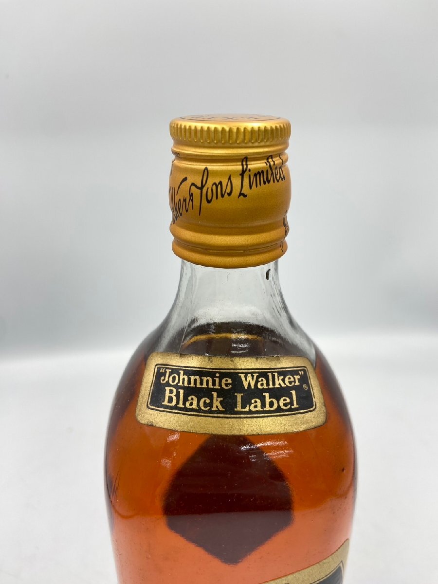 ST【同梱不可】Johnnie Walker ジョニーウォーカー 黒ラベル 金キャップ ウイスキー特級 箱有 760ml 43% 未開栓 古酒 Z053467_画像5