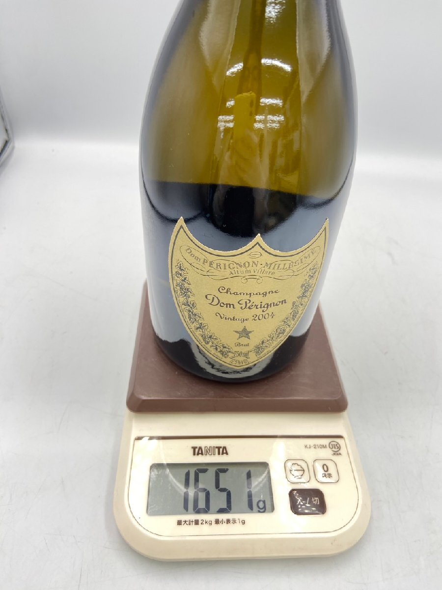 ST【同梱不可】Dom Perignon ドンペリニヨン ヴィンテージ 2004 750ml 12.5% 1651g 未開栓 古酒 Z054346_画像4