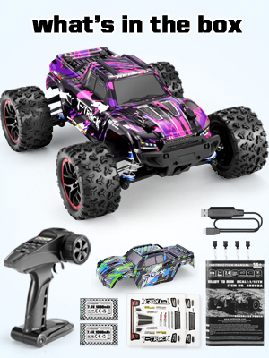 送料無料 HAIBOXING ラジコンカー オフロード 4WD 1/18 ブラシレス RCカー 58km/h 四輪駆動 全地形対応 耐衝撃 バッテリー2個 新品 未開封_画像7