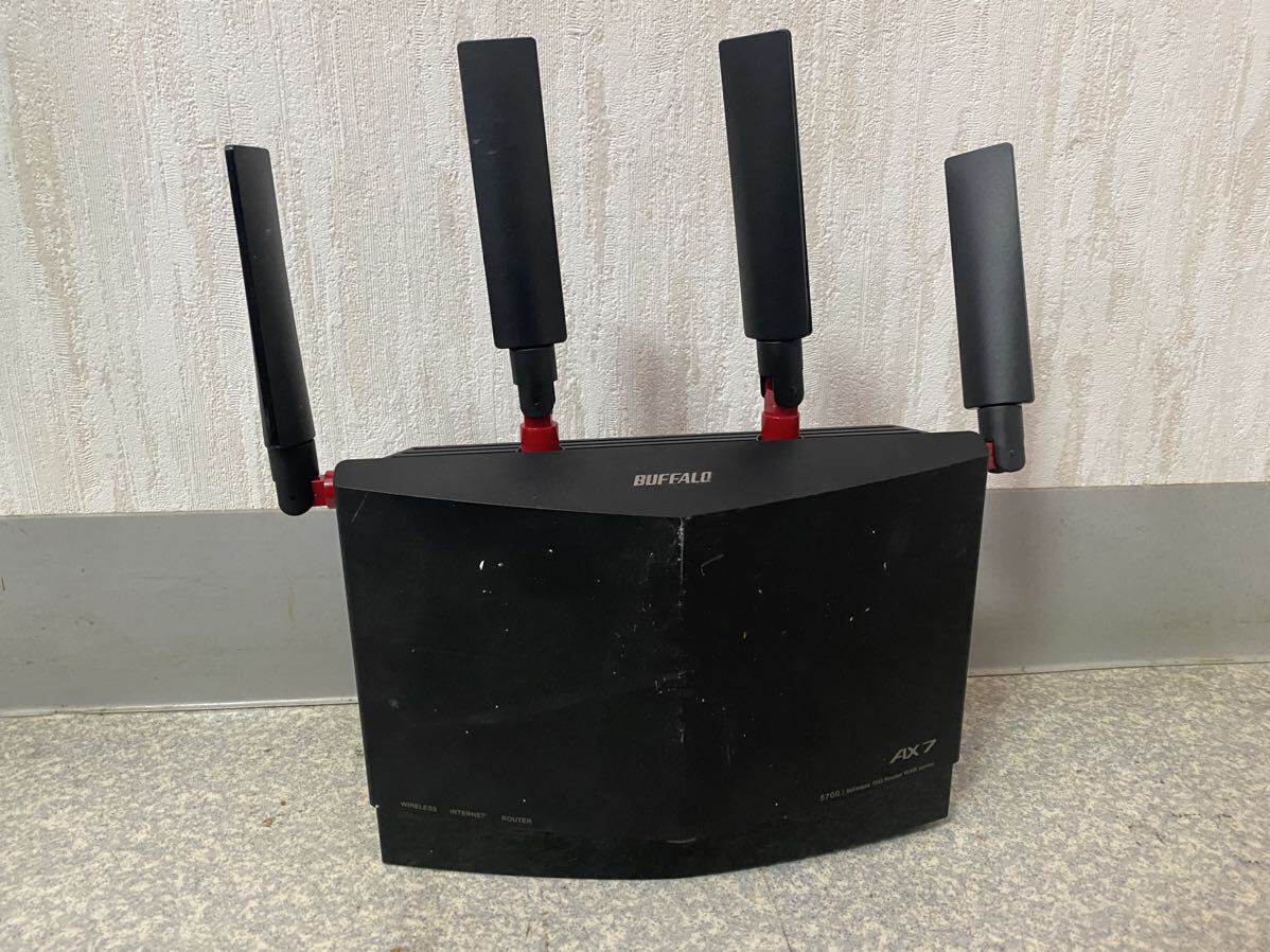 中古品　バッファロー BUFFALO WXR-5700AX7S 無線LAN ルーター 無線LANルーター Wi-Fi　10G対応_画像1