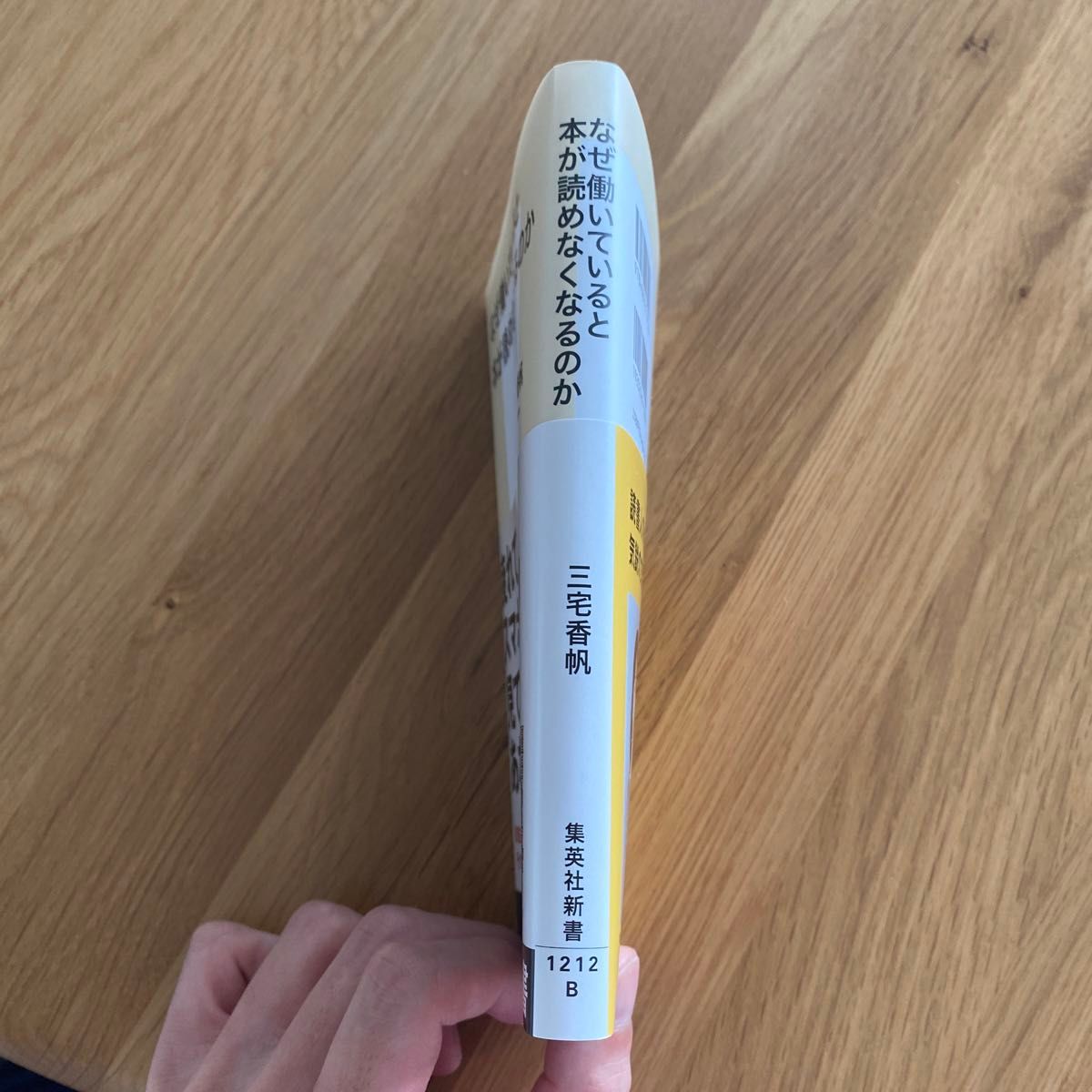 なぜ働いていると本が読めなくなるのか （集英社新書　１２１２） 三宅香帆／著