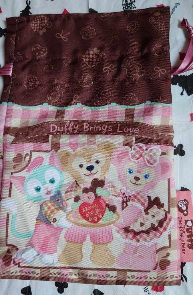 【未使用品】DUFFY　巾着 (TDS）