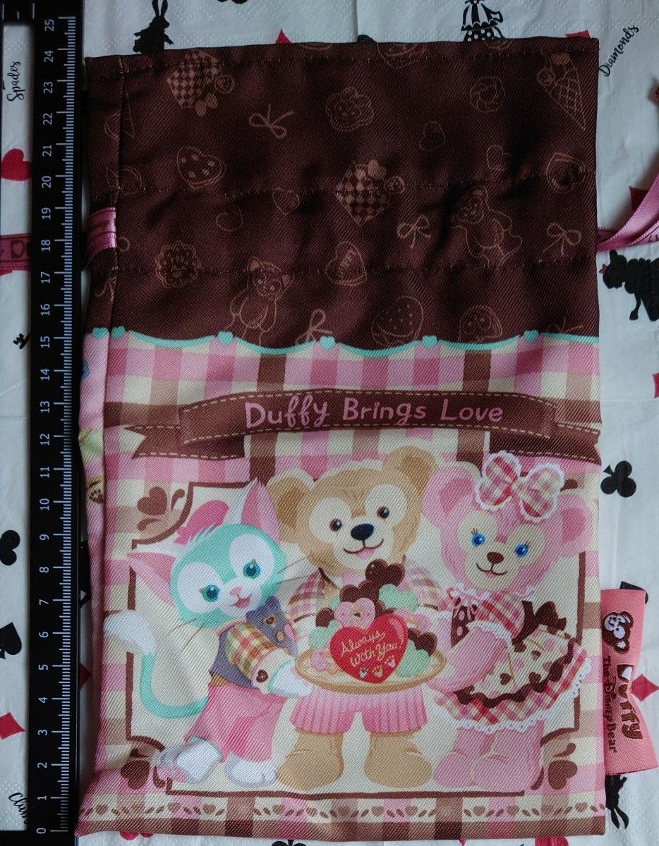 【未使用品】DUFFY　巾着 (TDS）