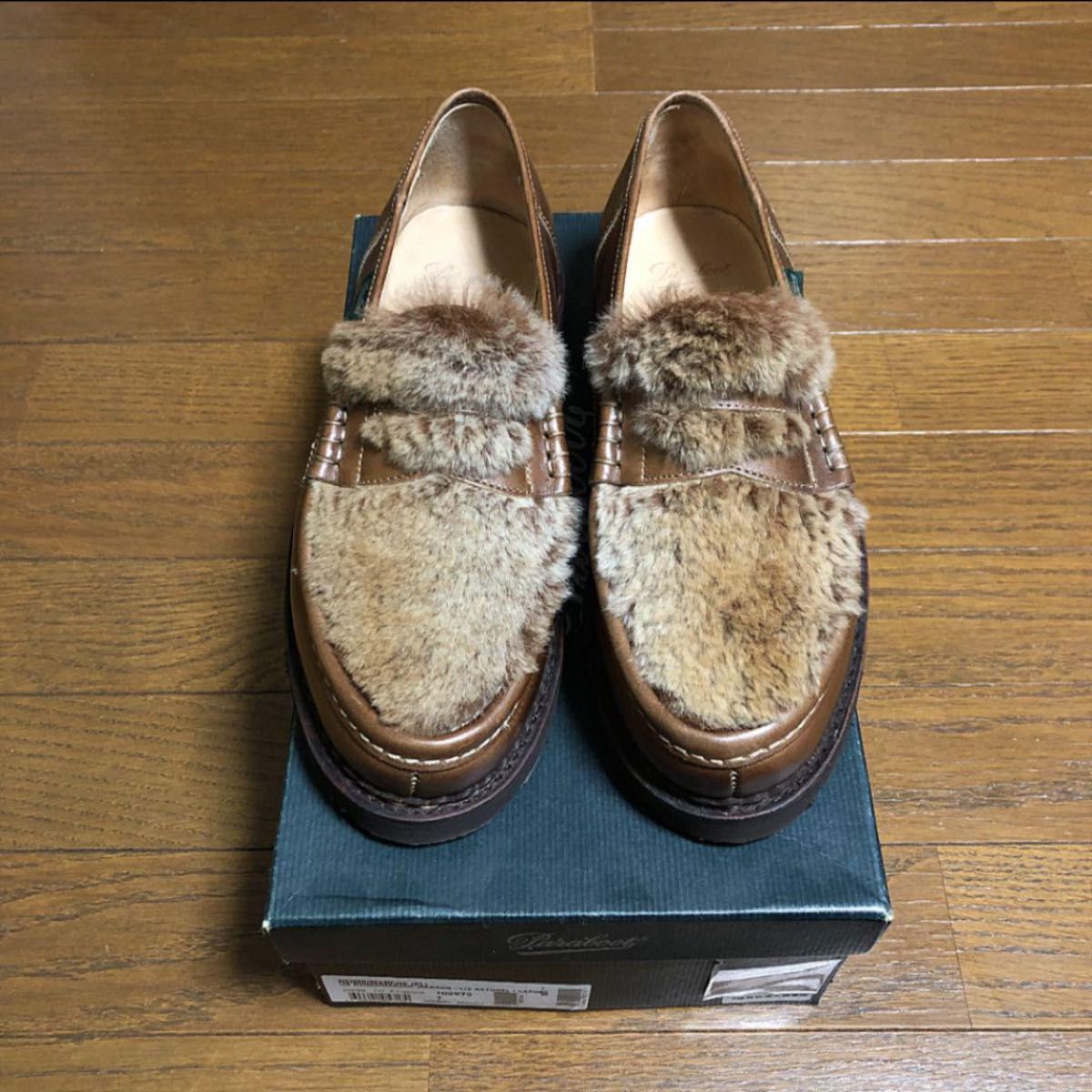 パラブーツ PARABOOT  ローファー ラビット