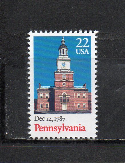195107 アメリカ合衆国 1987年 合衆国憲法批准 ペンシルバニア州 未使用NH_画像1