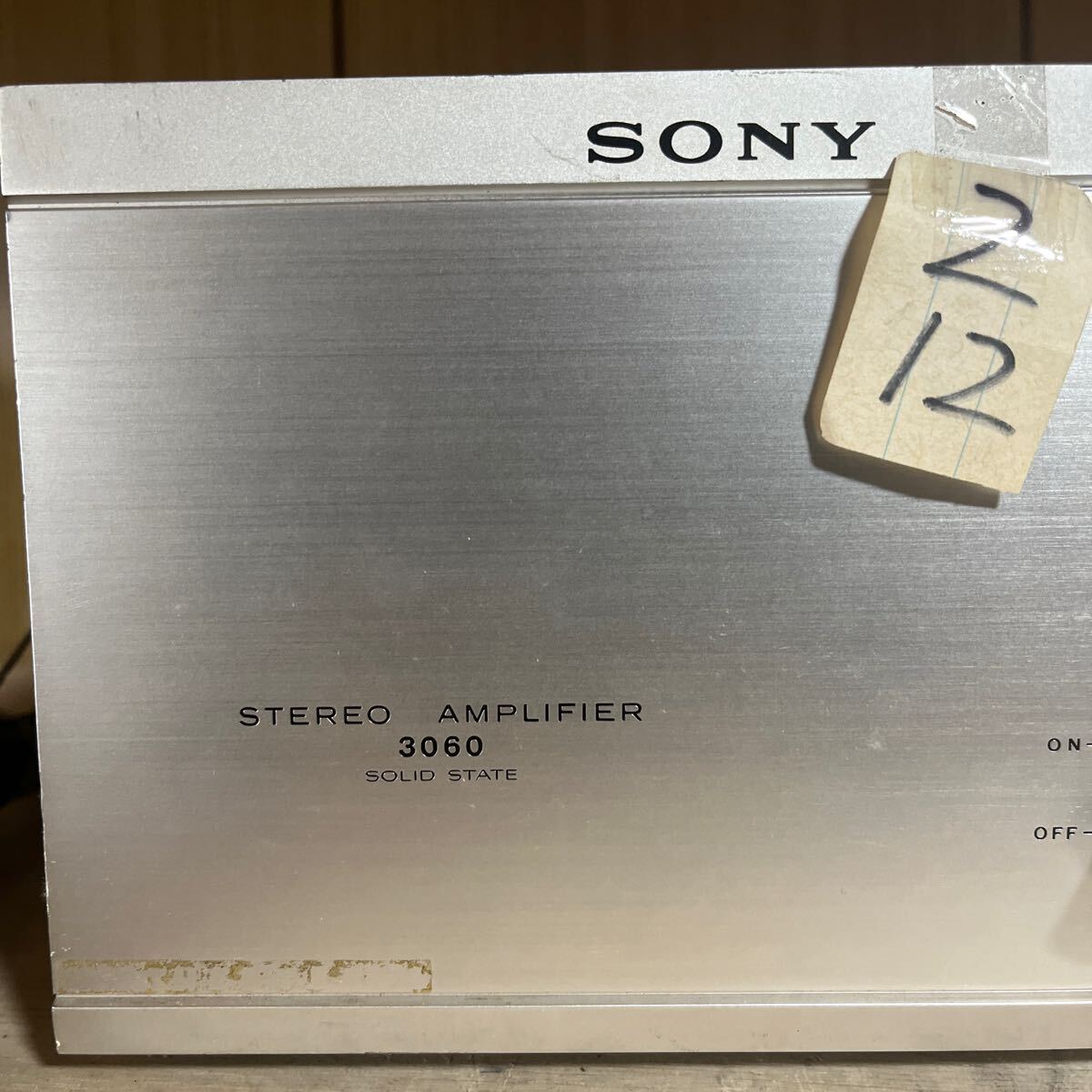 2/12 SONY /TA-3060 ステレオパワーアンプ_画像2