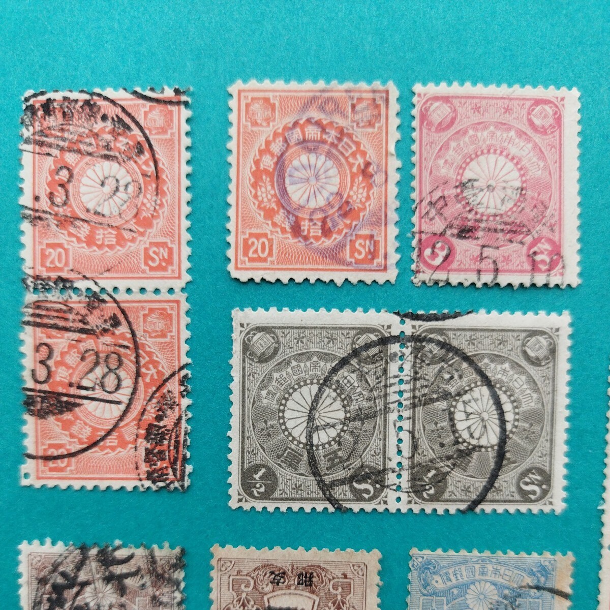 * Taiwan main . full .*. seal collection main . character entering contains DAIREN SHANGHAI PEKING. sequence Taiwan total . prefecture structure inside chrysanthemum stamp Tazawa stamp Showa era stamp 